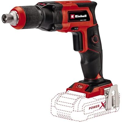 Einhell Cordless Drywall Screwdriver 18V Power X-Change, 4000 RPM, Depth Stop, Magnetic Bit Holder, LED, Lightweight Drywall Drill Driver with Storage Case, Without Battery TE-DY 18 Li Solo Einhell Cordless Drywall Screwdriver 18V Power X-Change, 4000 RPM, Depth Stop, Magnetic Bit Holder, LED, Lightweight Drywall Drill Driver with Storage Case, Without Battery TE-DY 18 Li Solo