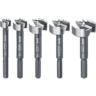 kwb 706300 AKKU-TOP Forstner Drill Set Speed Drill Set for Woodworking, DIN 7483 G (Suitable for All lathes and Impact Drills) kwb 706300 AKKU-TOP Forstner Drill Set Speed Drill Set for Woodworking, DIN 7483 G (Suitable for All lathes and Impact Drills)