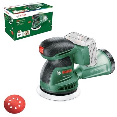 Bosch Cordless Random Orbit Sander EasyOrbit 18V-10 (Sanding on Small to Medium Wooden, Varnished and Painted Surfaces; Diameter: 125mm; 18 Volt System; Without Battery) Bosch Cordless Random Orbit Sander EasyOrbit 18V-10 (Sanding on Small to Medium Wooden, Varnished and Painted Surfaces; Diameter: 125mm; 18 Volt System; Without Battery)