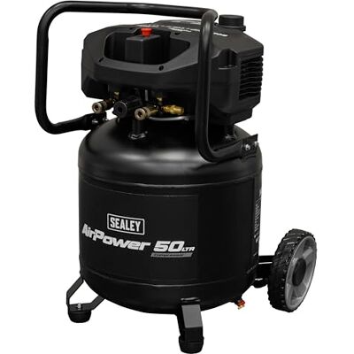 Sealey 50L Oil Free Belt Drive Vertical Compressor 2hp SAC50V Sealey 50L Oil Free Belt Drive Vertical Compressor 2hp SAC50V