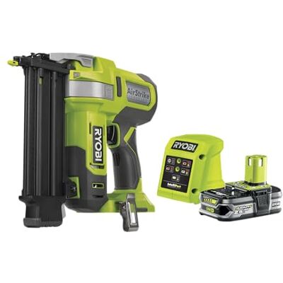 RYOBI R18GN18-125SA 18V ONE+ Cordless 18G Nailer Kit (1 x 2.5 Ah) RYOBI R18GN18-125SA 18V ONE+ Cordless 18G Nailer Kit (1 x 2.5 Ah)