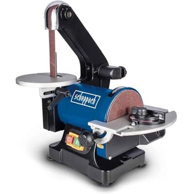 Scheppach BTS700 Belt & Disc Sander, 250W Induction Motor, 125mm Disc, 762x25.4mm Belt, Tilting Table, Dust Extraction Scheppach BTS700 Belt & Disc Sander, 250W Induction Motor, 125mm Disc, 762x25.4mm Belt, Tilting Table, Dust Extraction