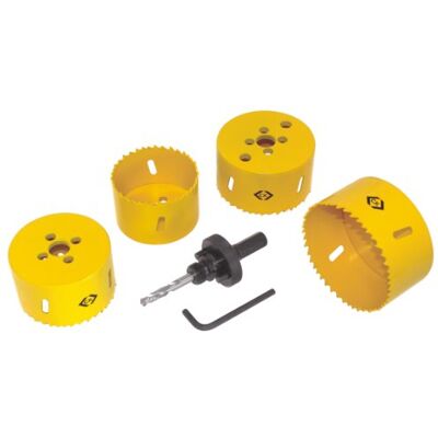 CK Tools 424046 Hole Saw Kit for Downlighters - 6 Piece CK Tools 424046 Hole Saw Kit for Downlighters - 6 Piece