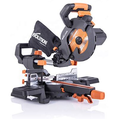 Evolution R185SMS+ 185mm Multi-Material Sliding Mitre Saw - Mitre Saw Evolution R185SMS+ 185mm Multi-Material Sliding Mitre Saw - Mitre Saw
