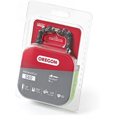 Oregon Chain 18in. HD Semi Chisel Cutting Chain S60 Oregon Chain 18in. HD Semi Chisel Cutting Chain S60