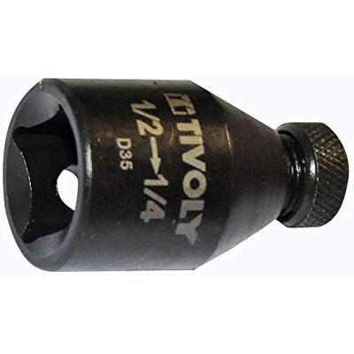 TIVOLY Socket Adapter - Hex 6.35mm for Bits - Impact Tools TIVOLY Socket Adapter - Hex 6.35mm for Bits - Impact Tools