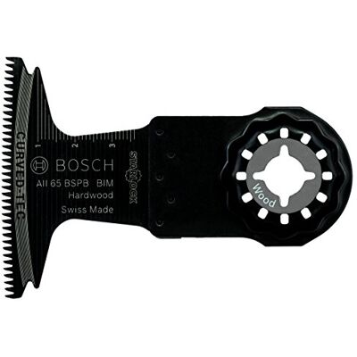 Bosch Professional 5X BIM Plunge Cutting Saw Blade AII 65 BSPB (for Hardwood, 40 x 65 mm, Accessory Multitool) Bosch Professional 5X BIM Plunge Cutting Saw Blade AII 65 BSPB (for Hardwood, 40 x 65 mm, Accessory Multitool)