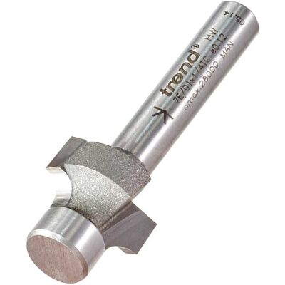 Trend 7E/01X1/4TC - Guided Round Over 3.2MM Router Bit Trend 7E/01X1/4TC - Guided Round Over 3.2MM Router Bit