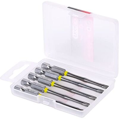 KS TOOLS ' 9183561 Torsion Power Bit TX, 75 mm, T20 1/4 (Pack of 5) KS TOOLS ' 9183561 Torsion Power Bit TX, 75 mm, T20 1/4 (Pack of 5)