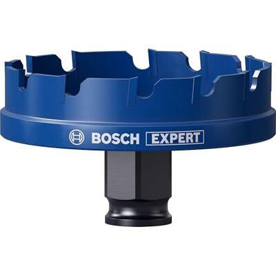 Bosch 1x EXPERT Sheet Metal Hole Saw For Power Change Plus Systems (for Stainless steel sheets, Steel sheets, Ø 68 mm, Professional Accessory Rotary Drill/Drivers) Bosch 1x EXPERT Sheet Metal Hole Saw For Power Change Plus Systems (for Stainless steel sheets, Steel sheets, Ø 68 mm, Professional Accessory Rotary Drill/Drivers)