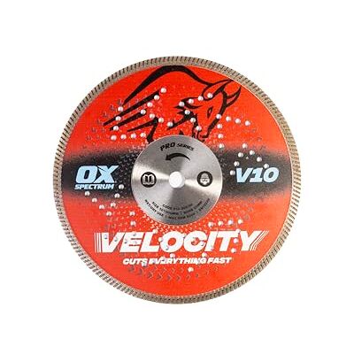 OX Tools OX Pro V10 Diamond Blade for Concrete 300mm (12") x 20mm Bore – Professional Turbo Cutting Disc for Brick, Stone & Masonry – Fast Clean Cuts for Petrol Cut-Off Saws OX Tools OX Pro V10 Diamond Blade for Concrete 300mm (12") x 20mm Bore – Professional Turbo Cutting Disc for Brick, Stone & Masonry – Fast Clean Cuts for Petrol Cut-Off Saws