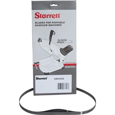 Starrett Univerz Portable Cordless Bandsaw Blades 733 x 13 x 0.35mm 14tpi Pack of 3 Starrett Univerz Portable Cordless Bandsaw Blades 733 x 13 x 0.35mm 14tpi Pack of 3