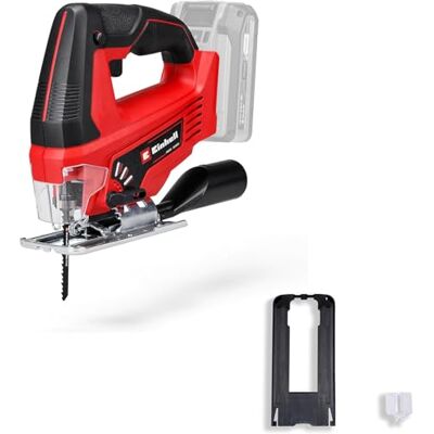 Einhell Cordless Jigsaw 70mm 18V PXC Without Battery 20mm Stroke Height, Max. 2,700 Strokes/Min, 45° Bevel Cuts, Saw Blade Included Einhell Cordless Jigsaw 70mm 18V PXC Without Battery 20mm Stroke Height, Max. 2,700 Strokes/Min, 45° Bevel Cuts, Saw Blade Included