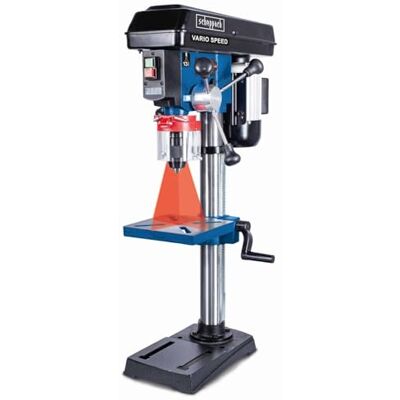 Scheppach DP19VARIO Bench Pillar Drill, 550W Variable Speed Drill Press with Digital Display, Laser, 13mm Keyless Chuck, 60mm Stroke and Tilting Table for Wood and Metal Scheppach DP19VARIO Bench Pillar Drill, 550W Variable Speed Drill Press with Digital Display, Laser, 13mm Keyless Chuck, 60mm Stroke and Tilting Table for Wood and Metal