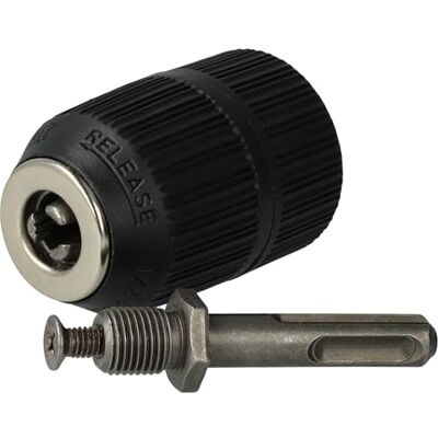 vhbw Quick-Change Clamping Chuck Replacement for Hikoki 711099 for Screwdriver, Drilling Machine Black, Clockwise/Anti-Clockwise Rotation vhbw Quick-Change Clamping Chuck Replacement for Hikoki 711099 for Screwdriver, Drilling Machine Black, Clockwise/Anti-Clockwise Rotation