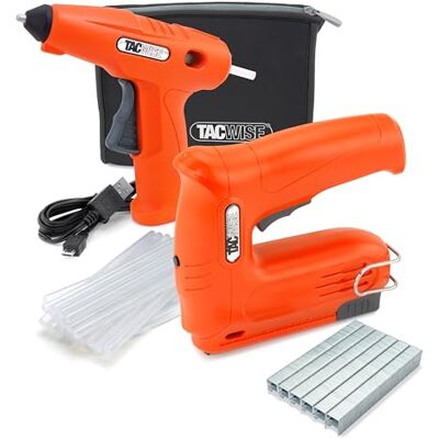 Tacwise 1784 Cordless Hobby 53-13EL Staple Nailer, H4-7 Hot Melt Glue Gun Tacwise 1784 Cordless Hobby 53-13EL Staple Nailer, H4-7 Hot Melt Glue Gun