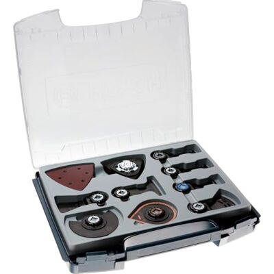 Bosch 33x All-in-One i-Boxx Set, 33 pcs (for Stainless Steel Pipes, Metal Pipes and Profiles, x mm, Professional Accessory Multitool) Bosch 33x All-in-One i-Boxx Set, 33 pcs (for Stainless Steel Pipes, Metal Pipes and Profiles, x mm, Professional Accessory Multitool)