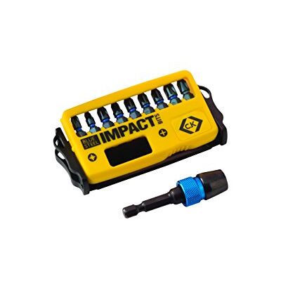 CK Blue Steel Impact Screwdriver Bits - Set of 10 CK Blue Steel Impact Screwdriver Bits - Set of 10