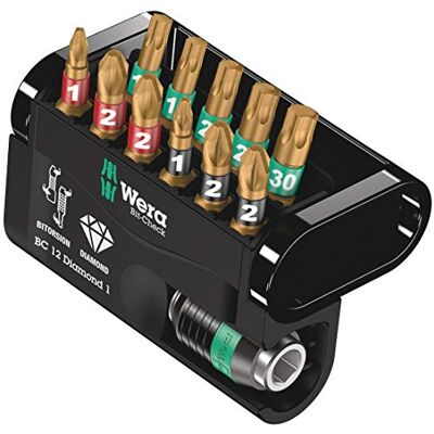Wera 05057421001 Bit-Check 12 Diamond 1 Bit Set (12-Piece) Wera 05057421001 Bit-Check 12 Diamond 1 Bit Set (12-Piece)
