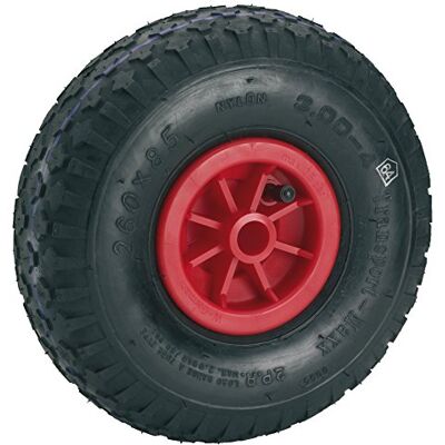 Dörner + Helmer 740309R Pneumatic Wheel 260 x 85 x 20 mm with Plain Bearing Hub 75 mm Multi-Coloured 260 x 85 x 20 mm Dörner + Helmer 740309R Pneumatic Wheel 260 x 85 x 20 mm with Plain Bearing Hub 75 mm Multi-Coloured 260 x 85 x 20 mm
