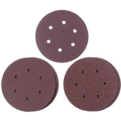 Einhell kwb by 5 Q-Stick Discs 150 mm Eccentric Sander Accessories (Diameter 150 mm, Suitable for Compressed air Orbital Sanders TC-PE 150, Various Grits 2 x K40, 2 x K80, 1 x K120) Einhell kwb by 5 Q-Stick Discs 150 mm Eccentric Sander Accessories (Diameter 150 mm, Suitable for Compressed air Orbital Sanders TC-PE 150, Various Grits 2 x K40, 2 x K80, 1 x K120)