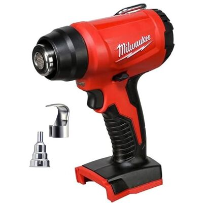 Milwaukee M18 BHG-0 Cordless Heat Gun 18V Bare Unit, RED Milwaukee M18 BHG-0 Cordless Heat Gun 18V Bare Unit, RED