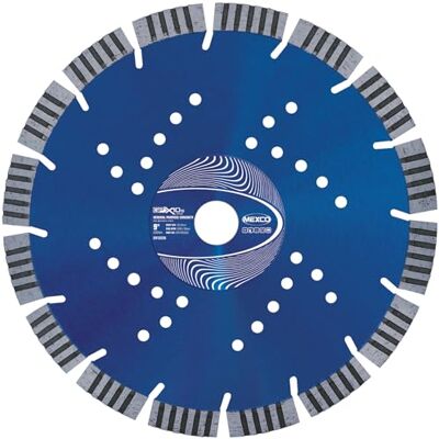 Mexco GPX10 General Purpose Concrete Diamond Blade, Cutting Disc for Non-Abrasive Building Materials 350mm, 10mm Segment Height, 25.4mm Bore Mexco GPX10 General Purpose Concrete Diamond Blade, Cutting Disc for Non-Abrasive Building Materials 350mm, 10mm Segment Height, 25.4mm Bore