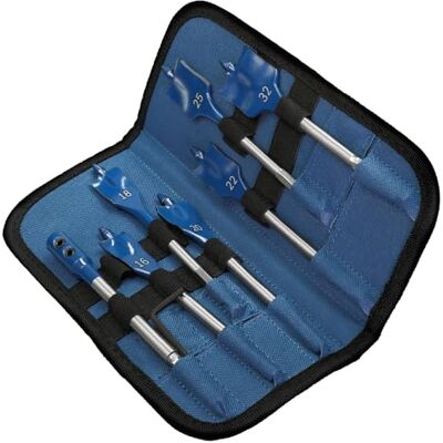 Bosch 7x EXPERT Self Cut Speed Spade Drill Bit Set (for Softwood, Particleboard, Ø 16,0, 18,0, 20,0, 22,0, 25,0, 32,0 mm, Professional Accessory Drill Driver) Bosch 7x EXPERT Self Cut Speed Spade Drill Bit Set (for Softwood, Particleboard, Ø 16,0, 18,0, 20,0, 22,0, 25,0, 32,0 mm, Professional Accessory Drill Driver)