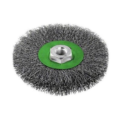 Bosch 1x PRO Stainless Steel Longlife Wire Wheel, Crimped Wire for Large Angle Grinder and M14 Thread (for Non-ferrous metals, Steel, Ø 115 mm, Professional Accessory Small Angle Grinder) Bosch 1x PRO Stainless Steel Longlife Wire Wheel, Crimped Wire for Large Angle Grinder and M14 Thread (for Non-ferrous metals, Steel, Ø 115 mm, Professional Accessory Small Angle Grinder)