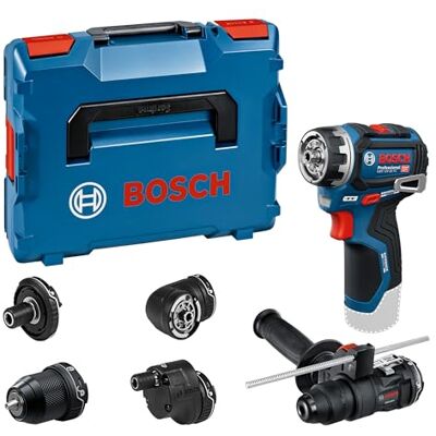 Bosch PRO 12V System Cordless Drill Driver GSR12V-32FC (incl. GFA 12-M, GFA 12-X, GFA 12-E, GFA 12-W, GFA 12-H, Aux. Handle, Depth Gauge, L-BOXX) Bosch PRO 12V System Cordless Drill Driver GSR12V-32FC (incl. GFA 12-M, GFA 12-X, GFA 12-E, GFA 12-W, GFA 12-H, Aux. Handle, Depth Gauge, L-BOXX)