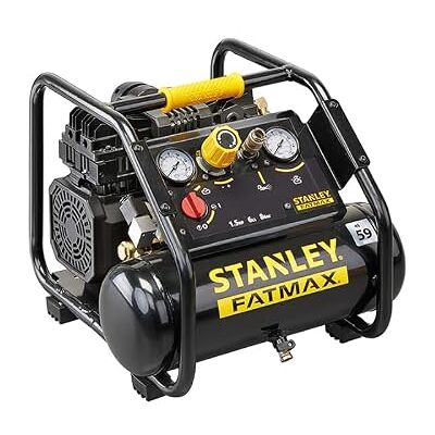 Stanley FMXCMS156HE FatMax® SILTEK Compressor 1.5 HP 8 Bar, Utilises oilless Technology, no Need in Maintenance and Respect The Environment. Stanley FMXCMS156HE FatMax® SILTEK Compressor 1.5 HP 8 Bar, Utilises oilless Technology, no Need in Maintenance and Respect The Environment.