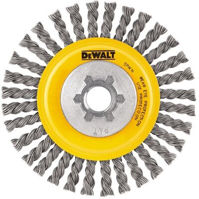 DeWalt DW49202B 6-1/2-Inch by 5/8-Inch-11 HP .020 Carbon Stringer Wire Wheel, 6-Pack DeWalt DW49202B 6-1/2-Inch by 5/8-Inch-11 HP .020 Carbon Stringer Wire Wheel, 6-Pack