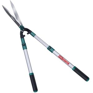 HYCHIKA BETTER TOOLS FOR BETTER LIFE HYCHIKA Garden Hedge Shears 111CM, Telescopic Shears for Gardening, Garden Loppers, High Carbon Steel Blades for Precision Cutting, Blade Length: 214mm, Hedge Clipper for Hedges, Shrubs, and Grass HYCHIKA BETTER TOOLS FOR BETTER LIFE HYCHIKA Garden Hedge Shears 111CM, Telescopic Shears for Gardening, Garden Loppers, High Carbon Steel Blades for Precision Cutting, Blade Length: 214mm, Hedge Clipper for Hedges, Shrubs, and Grass
