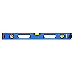 Högert Technik Spirit Level 120 cm, Features 3 Levels: 0°/45°/90°, Aluminium Spirit Levels, Shock Absorbing end caps, Size: 120×5.65×2.1cm, HT4M012 Högert Technik Spirit Level 120 cm, Features 3 Levels: 0°/45°/90°, Aluminium Spirit Levels, Shock Absorbing end caps, Size: 120×5.65×2.1cm, HT4M012