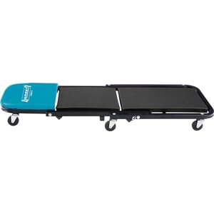 Hazet 195N-3 Wheeled Lounger, Maximum Load 150 kg, Sturdy Tubular Steel Frame, Padded Lying and Head Surface, Easy Change Between Lounger and Seat, Dimensions L 1198 x W 440 x H 135 mm Hazet 195N-3 Wheeled Lounger, Maximum Load 150 kg, Sturdy Tubular Steel Frame, Padded Lying and Head Surface, Easy Change Between Lounger and Seat, Dimensions L 1198 x W 440 x H 135 mm