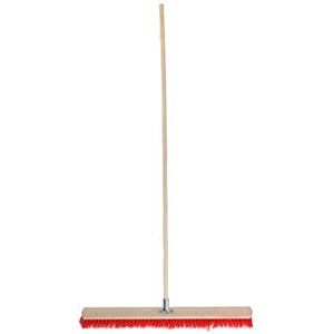 ToM PaR Street broom, broom, sweeping broom with metal handle holder, wide industrial broom, hall broom, garden broom, large broom, patio, garage, garden, 80 cm ToM PaR Street broom, broom, sweeping broom with metal handle holder, wide industrial broom, hall broom, garden broom, large broom, patio, garage, garden, 80 cm