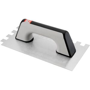 Bellota 5873-15 BIM Tail Trowel with Serration 15x15 mm, bi-Material Handle and Steel Blade Bellota 5873-15 BIM Tail Trowel with Serration 15x15 mm, bi-Material Handle and Steel Blade