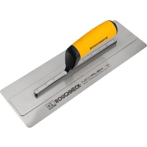 Roughneck NEOFLEX Plastering Finishing Trowel 114mm x 356mm (4½" x 14") –Hi-Flex Austenitic Stainless Steel Blade, Central Spine, Radiused Corners, 0.4mm Ultra-Flexible Blade & Soft Grip Handle Roughneck NEOFLEX Plastering Finishing Trowel 114mm x 356mm (4½" x 14") –Hi-Flex Austenitic Stainless Steel Blade, Central Spine, Radiused Corners, 0.4mm Ultra-Flexible Blade & Soft Grip Handle