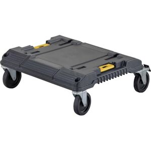 DeWalt Heavy-duty TSTAK trolley with 4 swivel wheels, 100kg load capacity, and modular compatibility. Ideal for transporting stacked toolboxes across tough surfaces. DeWalt Heavy-duty TSTAK trolley with 4 swivel wheels, 100kg load capacity, and modular compatibility. Ideal for transporting stacked toolboxes across tough surfaces.