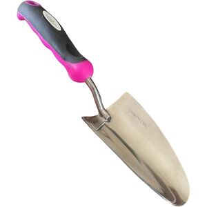 Garden Guru Lawn & Garden Tools Garden Guru Super Strong Garden Trowel Hand Shovel Stainless Steel Rust Resistant Ergonomic Grip Perfect Tool for Gardening, Weeding, Transplanting and Digging in Garden Beds (Pink) Garden Guru Lawn & Garden Tools Garden Guru Super Strong Garden Trowel Hand Shovel Stainless Steel Rust Resistant Ergonomic Grip Perfect Tool for Gardening, Weeding, Transplanting and Digging in Garden Beds (Pink)