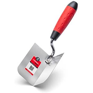 COMENSAL Internal Corner Trowel Inner Corner Trowel Plastering Trowel Stainless Steel Internal Corner Trowel Non-Slip Soft Grip Made in EU COMENSAL Internal Corner Trowel Inner Corner Trowel Plastering Trowel Stainless Steel Internal Corner Trowel Non-Slip Soft Grip Made in EU