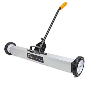 Neiko 53418A 36-Inch Magnetic Pickup Sweeper with Wheels, Adjustable Handle, and Floor Magnet, Heavy-Duty Magnet to Pick Up Nails, 55-Pound Capacity Neiko 53418A 36-Inch Magnetic Pickup Sweeper with Wheels, Adjustable Handle, and Floor Magnet, Heavy-Duty Magnet to Pick Up Nails, 55-Pound Capacity