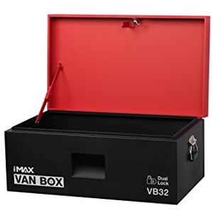 Hilka Tools VB32 Van Storage Box, Red/Black, 32-Inch Hilka Tools VB32 Van Storage Box, Red/Black, 32-Inch