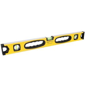 Amazon Basics 60.9 cm Shock Resistant Aluminum Alloy Magnetic Spirit Level Plumb/Level/180 90 45-Degree Bubbles, Yellow Amazon Basics 60.9 cm Shock Resistant Aluminum Alloy Magnetic Spirit Level Plumb/Level/180 90 45-Degree Bubbles, Yellow