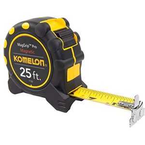 Komelon 7125 Monster Maggrip 25-Foot Measuring Tape with Magnetic End, Yellow, 25ft- Blade Komelon 7125 Monster Maggrip 25-Foot Measuring Tape with Magnetic End, Yellow, 25ft- Blade