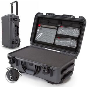 NANUK 935 Waterproof Carry-On Hard Case with Wheels, Cubed Foam and Lid Organizer Graphite NANUK 935 Waterproof Carry-On Hard Case with Wheels, Cubed Foam and Lid Organizer Graphite
