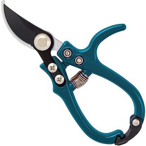 Darlac Sarah Raven Ergo Pruner–Ideal for Light Pruning, Deadheading and Houseplants – Easy Action Catch – SK5 High Carbon Steel Blade – Ergonomic Handles with Support Pillar for Extra Control Darlac Sarah Raven Ergo Pruner–Ideal for Light Pruning, Deadheading and Houseplants – Easy Action Catch – SK5 High Carbon Steel Blade – Ergonomic Handles with Support Pillar for Extra Control