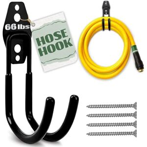 ALPENKOK Garden Hose Holder Hook, Wall Mounted Garden Hose Hanger, Heavy Duty Water Hose Storage, Organizer Pipe Reel Holder Hanger, Car Hose and Cord Hanger Bracket Bracing for Garden Garage 1PCS ALPENKOK Garden Hose Holder Hook, Wall Mounted Garden Hose Hanger, Heavy Duty Water Hose Storage, Organizer Pipe Reel Holder Hanger, Car Hose and Cord Hanger Bracket Bracing for Garden Garage 1PCS
