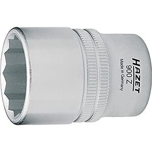 Hazet 900AZ-19/32 38 mm 12-Point Traction Profile Socket Chrome-Plated/Polished Hazet 900AZ-19/32 38 mm 12-Point Traction Profile Socket Chrome-Plated/Polished