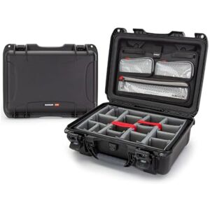 NANUK 925 Waterproof Carry-on Hard Case with Lid Organizer and Padded Divider Black NANUK 925 Waterproof Carry-on Hard Case with Lid Organizer and Padded Divider Black